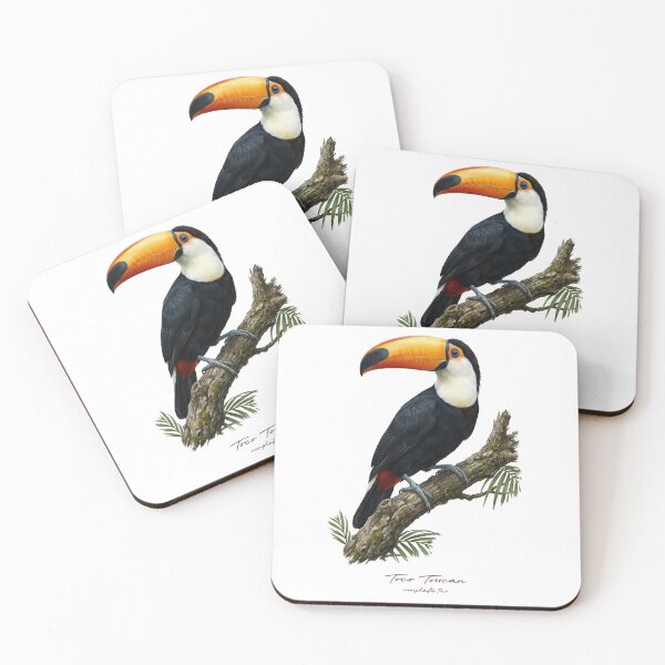 Item preview, Toco Toucan on Tropical Tree designed and sold by Takeda-art.