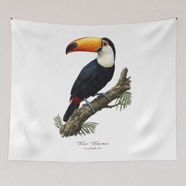 Item preview, Toco Toucan on Tropical Tree designed and sold by Takeda-art.