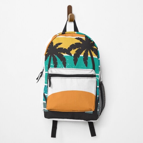 Item preview, Sasquatch Bigfoot Retro Palm Tree Summer Beach designed and sold by Saroda Studio.