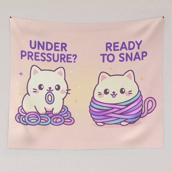 Item preview, Under Pressure? designed and sold by PurrfectWhisper.