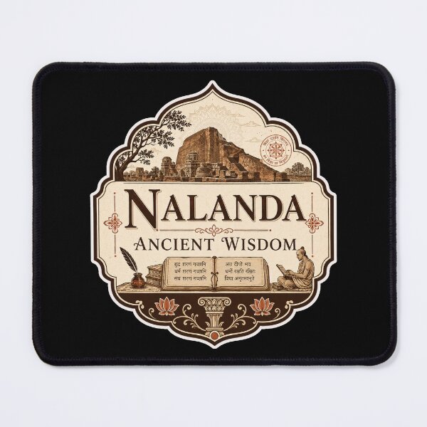 Item preview, Nalanda Ancient Wisdom Heritage Design designed and sold by ArtsyExplorer.