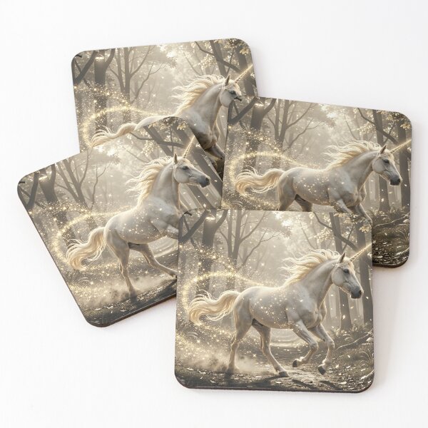 Item preview, The Golden Secret: Encounter with the Forest Unicorn designed and sold by VoidVeilStudio.