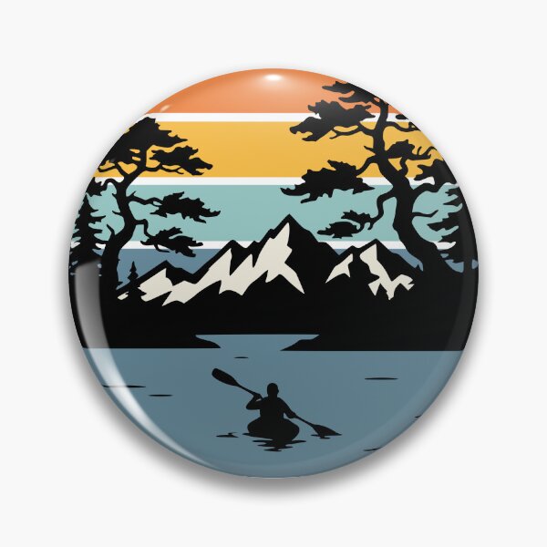 Item preview, Retro Quadra Island Explore The Coast Kayaking designed and sold by Imaginationbeyond.