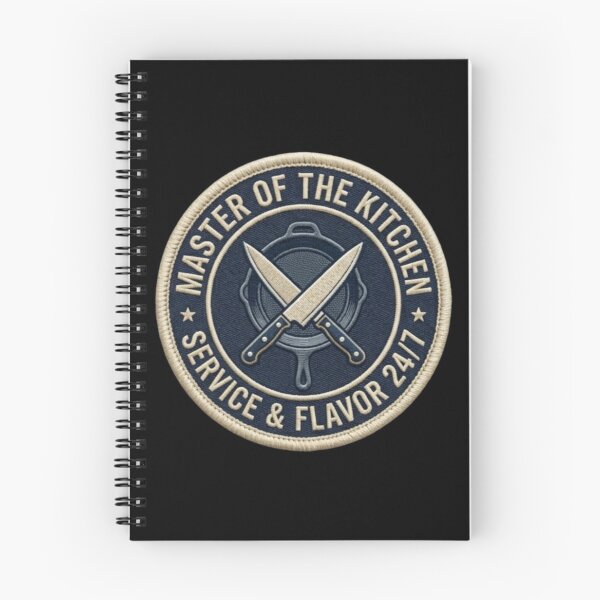 Item preview, Master of the Kitchen Chef Dad Embroidered Patch designed and sold by KelliesGrafix.
