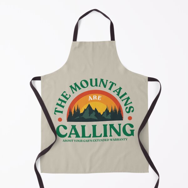 Item preview, Mountains Calling About Car's Warranty Outdoor Humor (Dark) designed and sold by Saroda Studio.