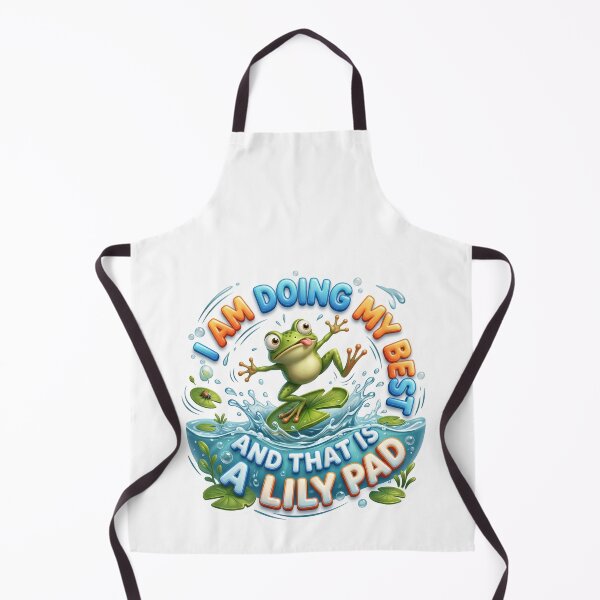 Item preview, I Am Doing My Best And That Is A Lily Pad Frog designed and sold by pradeepvisuals.