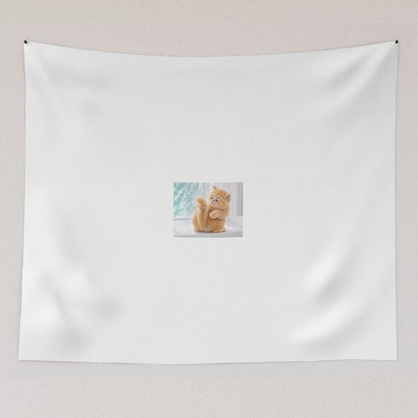 Item preview, Tiny Kitten Finally Notices the Feather designed and sold by LovelyCatGalaxy.