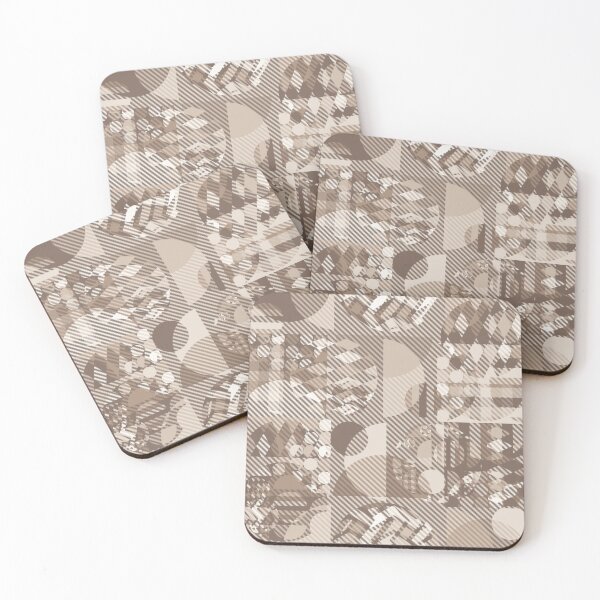 Item preview, Plaid Neutral Earth Scandinavian Nordic Design   designed and sold by PatternTitan.