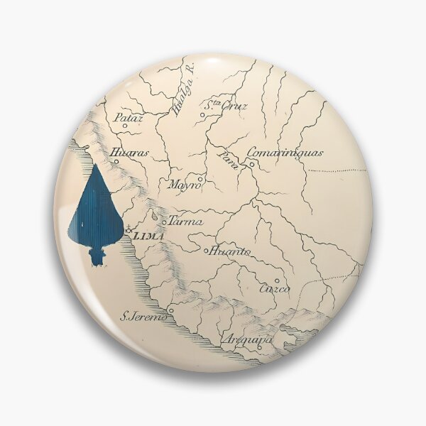 Item preview, Peru Map Vintage | Tarot Art designed and sold by GammaRay.
