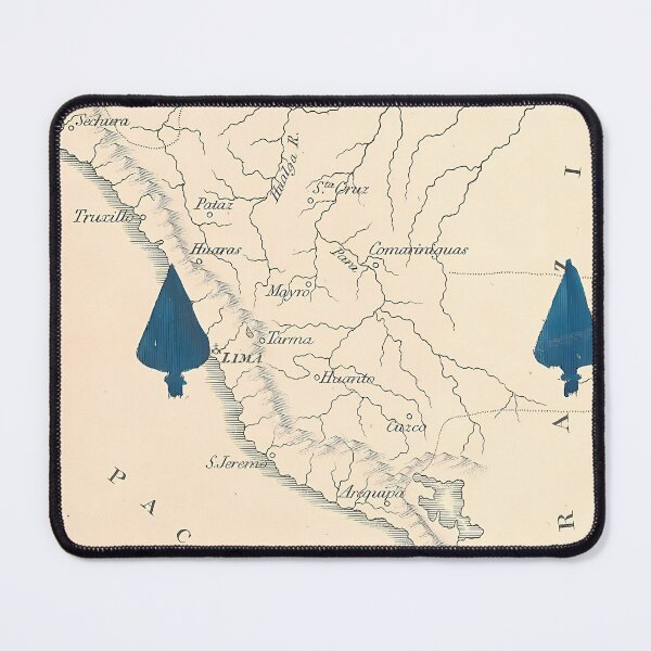 Item preview, Peru Map Vintage | Tarot Art designed and sold by GammaRay.