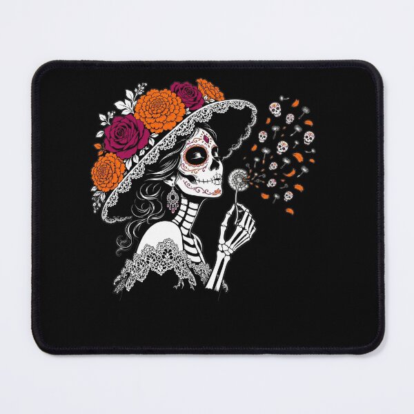 Item preview, la Catrina Blowing Wishes Dandelion designed and sold by clothesy7.