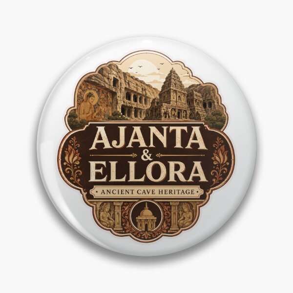 Item preview, Ajanta Ellora Heritage Legacy Art Design designed and sold by ArtsyExplorer.