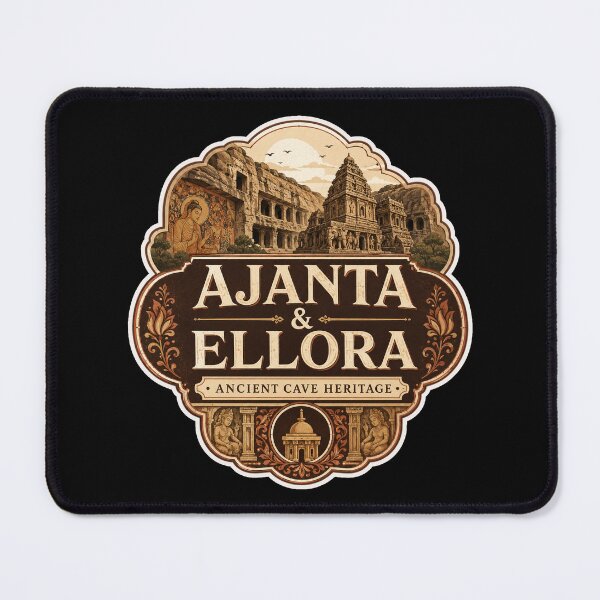 Item preview, Ajanta Ellora Heritage Legacy Art Design designed and sold by ArtsyExplorer.