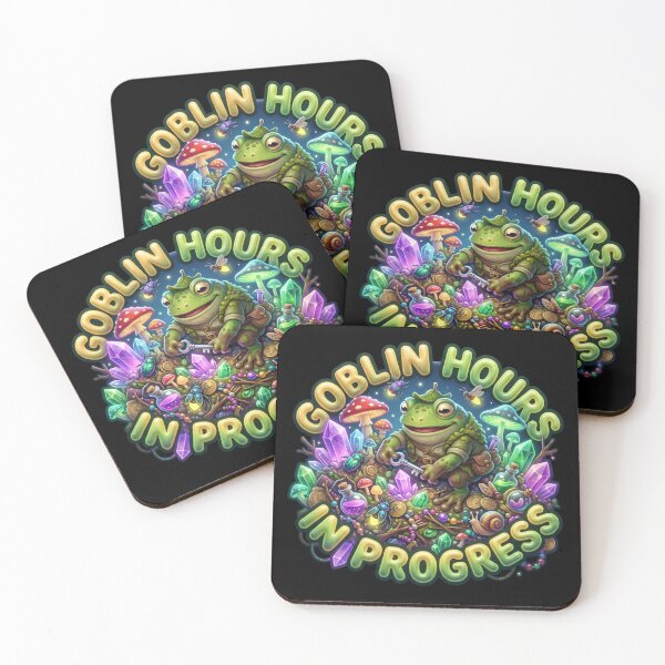 Item preview, Goblin Hours In Progress Goblincore Frog Night Art designed and sold by pradeepvisuals.