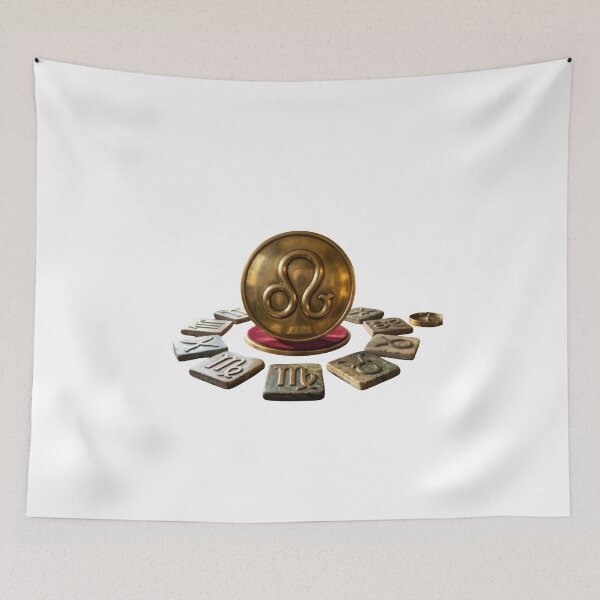 Item preview, Leo Zodiac Symbol with All 12 Signs designed and sold by Zodiac Celestial Art.
