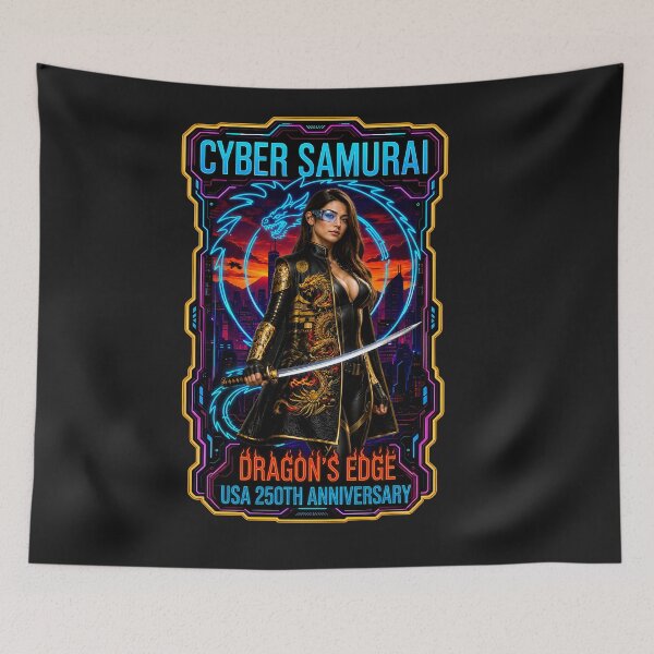 Item preview, Cyber Samurai Dragon’s Edge USA 250th Anniversary designed and sold by Dragon-Samurai.