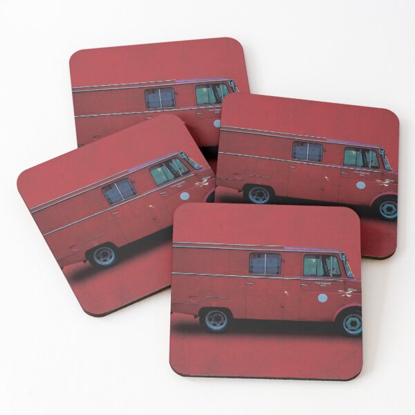 Item preview, red van on red background designed and sold by younglen.