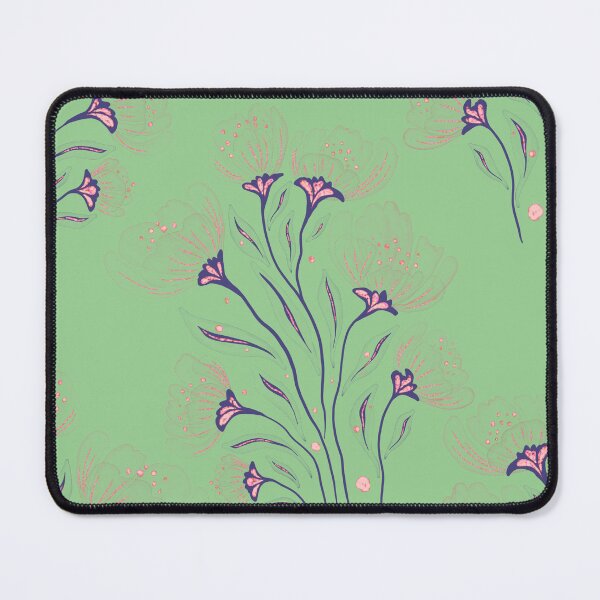 Item preview, Sage Green and Blush Pink Wildflower Pattern designed and sold by AneissPiaf.