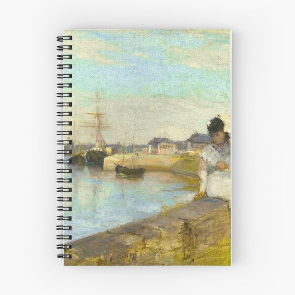 Item preview, Quiet Harbor - The Harbor at Lorient by Berthe Morisot (1869) designed and sold by The Quiet  Form.