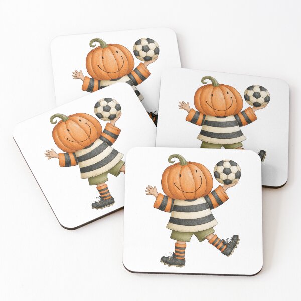 Item preview, Pumpkin Soccer Halloween Character designed and sold by VikArt7.