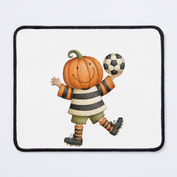 Item preview, Pumpkin Soccer Halloween Character designed and sold by VikArt7.