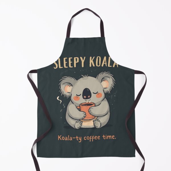 Item preview, Sleepy Koala Cozy Coffee Design designed and sold by Rufeydesign.