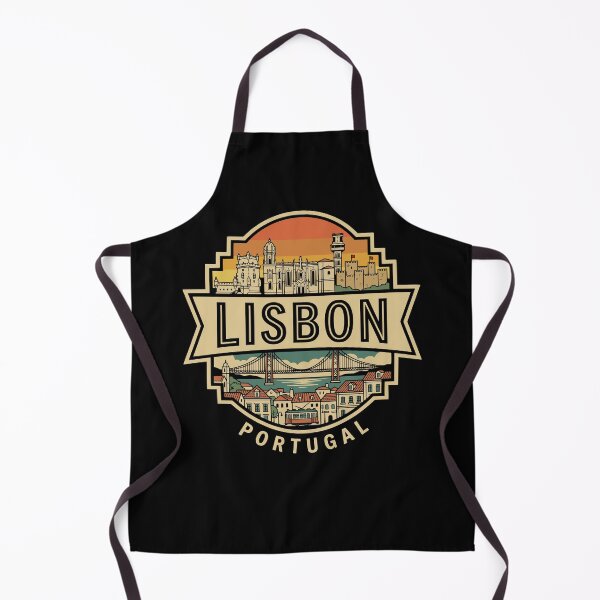 Item preview, Retro Lisbon Portugal Vintage Travel Badge designed and sold by Imaginationbeyond.