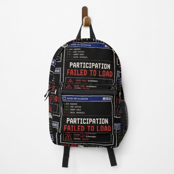Item preview, Participation Failed to Load – Retro Boot Error Humor Design designed and sold by Mad Factory Designs.