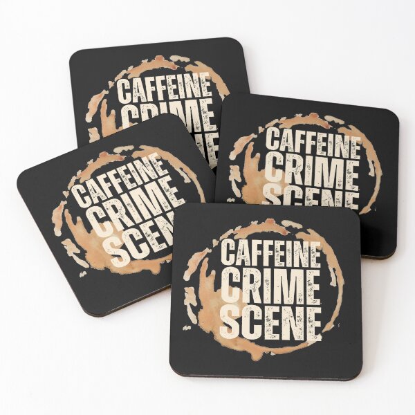 Item preview, Funny Coffee Stain for Coffee Lovers Quote Caffeine Crime Scene  designed and sold by Artycom.