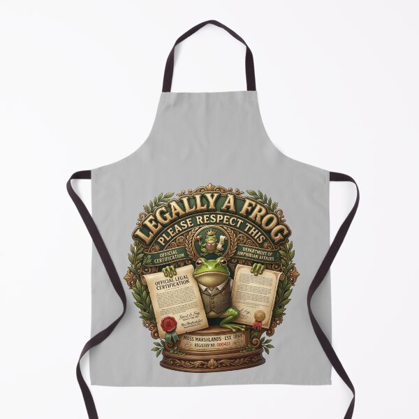Item preview, Legally A Frog Please Respect This Official Art designed and sold by pradeepvisuals.