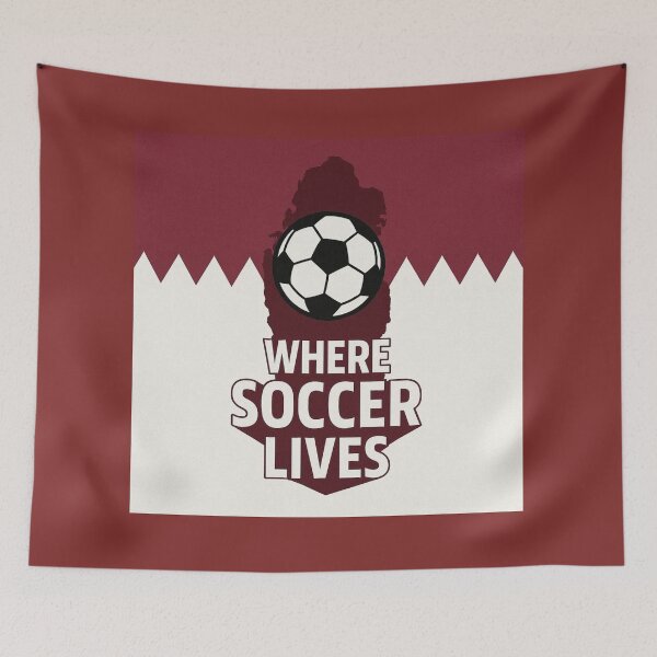 Item preview, Where Soccer Lives - Qatar designed and sold by Endeva4eva.