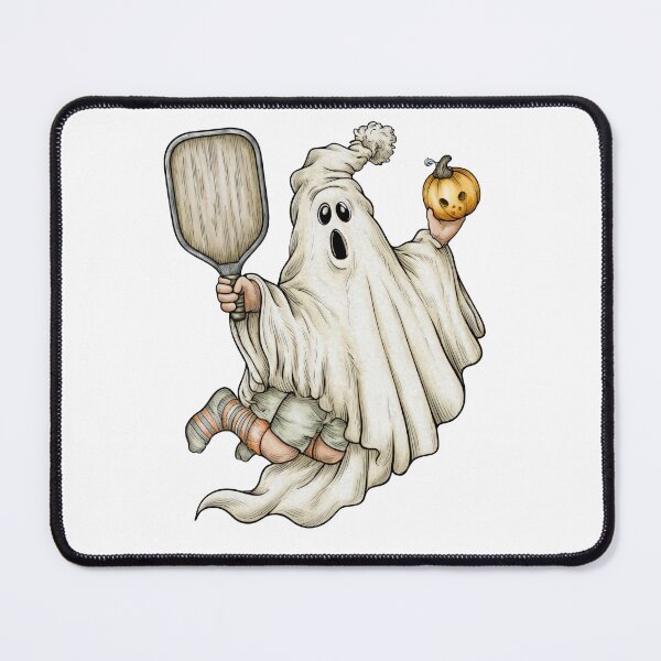 Item preview, Lindo fantasma jugando al pickleball en Halloween (Arte) designed and sold by VikArt7.