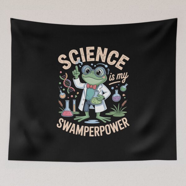 Item preview, Science is my Swamperpower Frog Scientist designed and sold by SuperAndSocial.