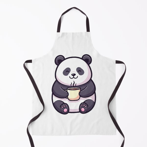 Item preview, Cheerful Panda Holding Cozy Tea Mug designed and sold by Osmose-Studio ⭐⭐⭐⭐⭐.