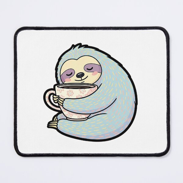 Item preview, Cozy Sleepy Sloth Hugging Coffee Mug designed and sold by Osmose-Studio ⭐⭐⭐⭐⭐.