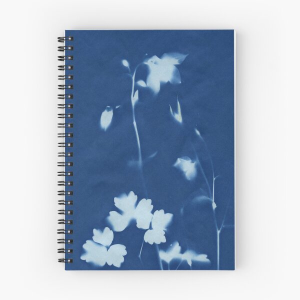 Item preview, Dry Cyanotype Aquilegia or Columbine designed and sold by LymphomaLass.