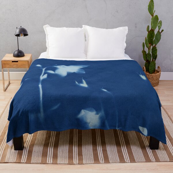 Item preview, Dry Cyanotype Aquilegia or Columbine designed and sold by LymphomaLass.