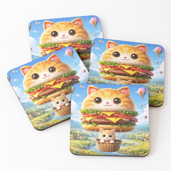 Item preview, Kitty Burger Balloon Adventure designed and sold by PurrfectWhisper.