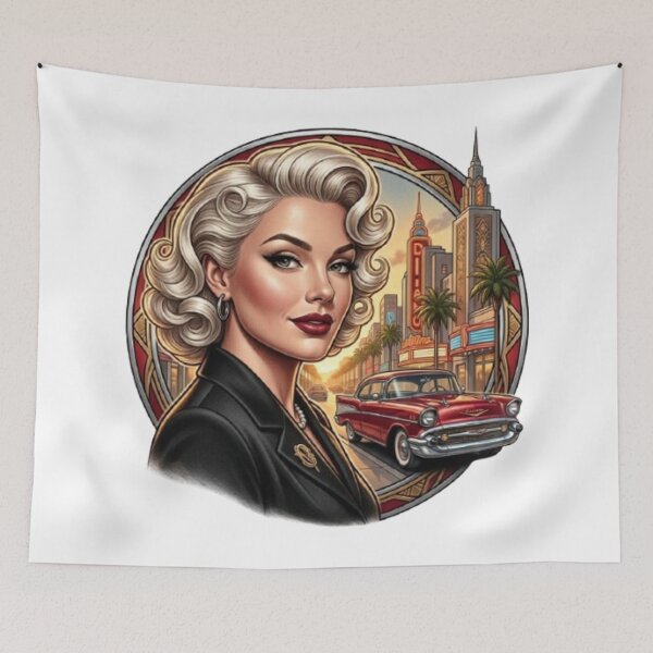 Item preview, "Retro Glamour: Charm and Audacity of Pin-Ups” designed and sold by CHRIST5000.