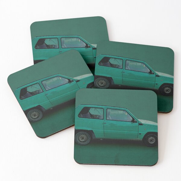 Item preview, green fiat panda on green background designed and sold by younglen.