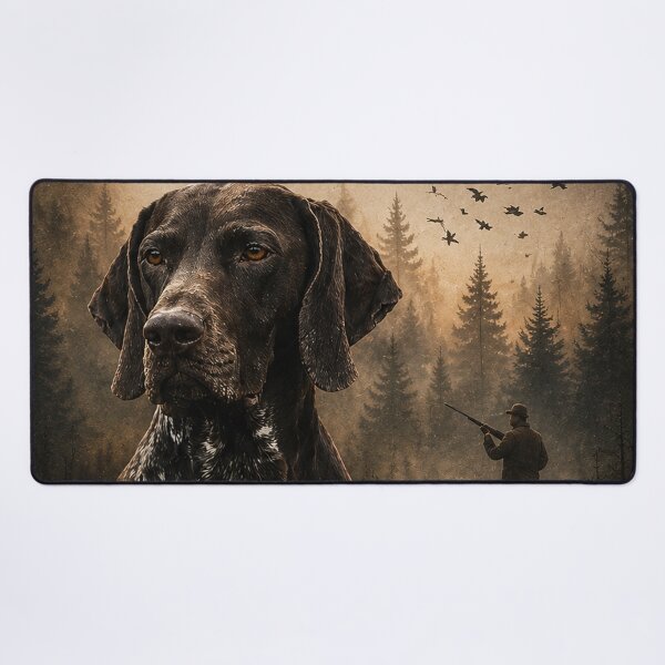Item preview, GSP Field Reserve – Ultra Premium German Shorthaired Pointer Emblem designed and sold by TammyHunterArt.