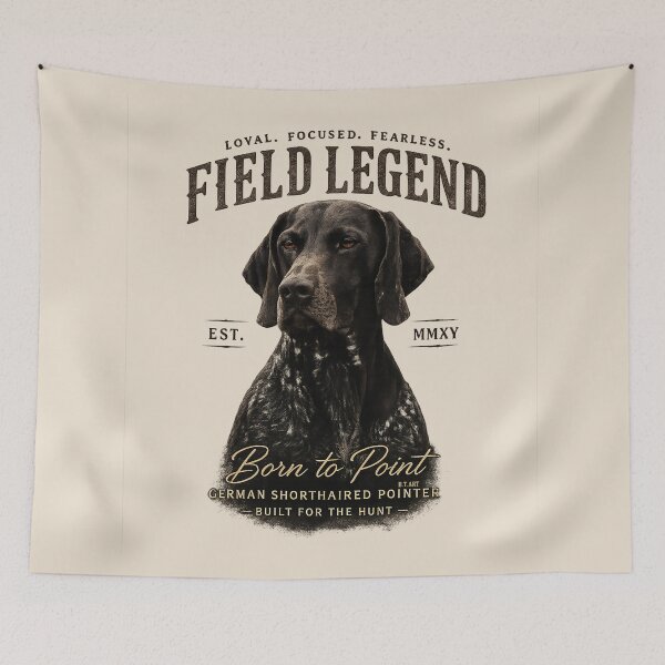 Artikelvorschau, GSP Field Reserve – Ultra Premium German Shorthaired Pointer Emblem entworfen und verkauft von TammyHunterArt.