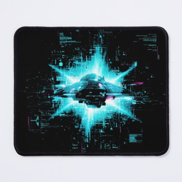 Item preview, Signal Corruption Ship – Glitched Spaceship Transmission designed and sold by trend-forge.
