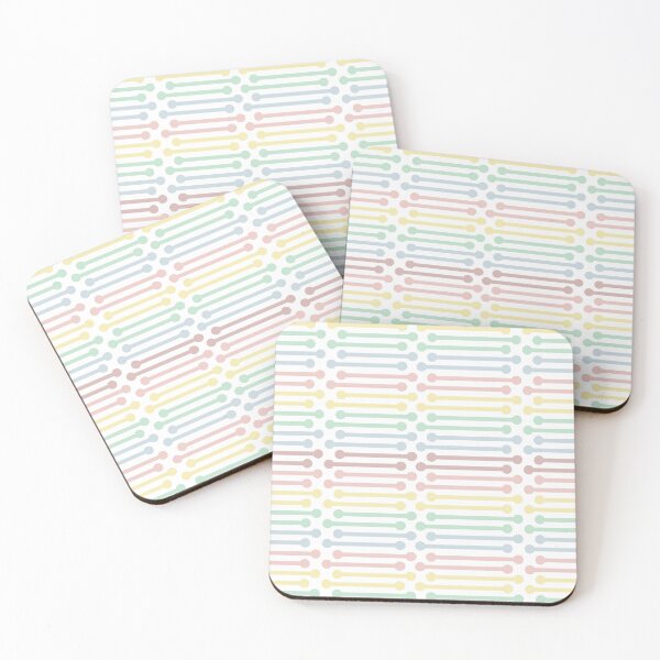Item preview, Soft Pastel Horizontal Stripe Dot Decor – Minimal Modern Pattern designed and sold by Mellowtint Studio.