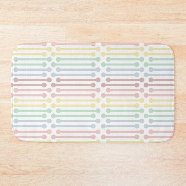 Item preview, Soft Pastel Horizontal Stripe Dot Decor – Minimal Modern Pattern designed and sold by Mellowtint Studio.