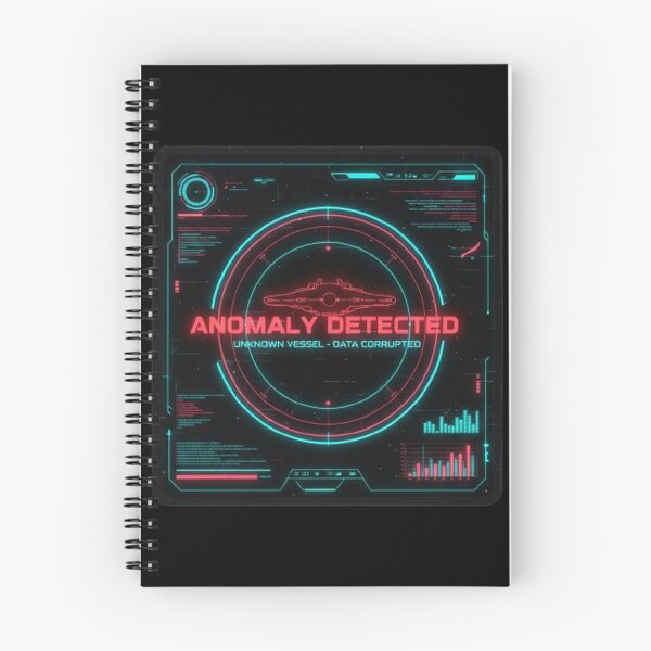 Item preview, Deep Space Alert UI – Emergency Spaceship Anomaly Warning designed and sold by trend-forge.