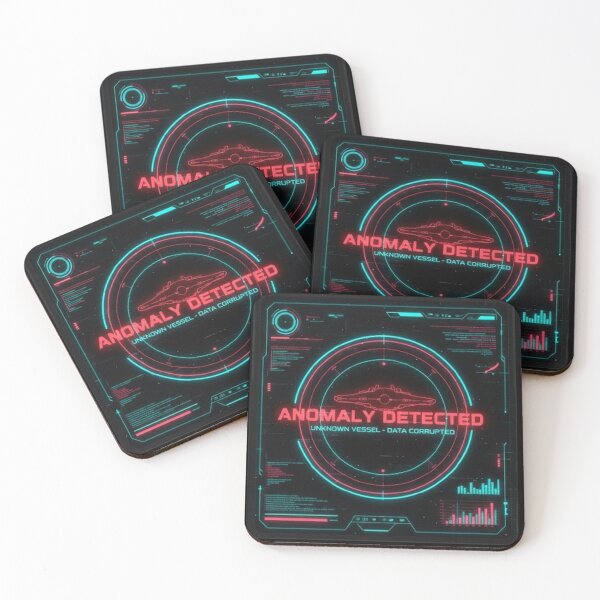 Item preview, Deep Space Alert UI – Emergency Spaceship Anomaly Warning designed and sold by trend-forge.