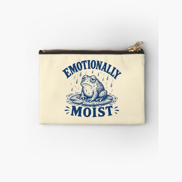 Item preview, Funny Vintage Emotionally Moist Frog designed and sold by 89shirts.