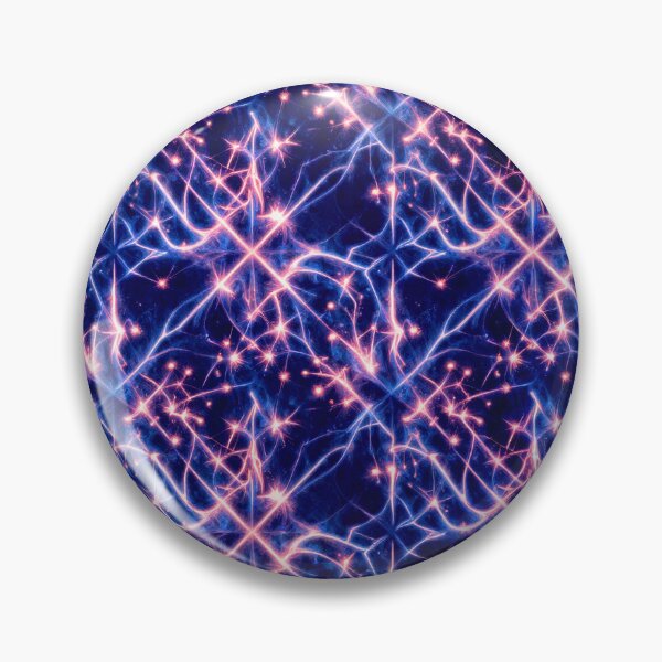 Item preview, Electric Neural Energy Seamless Pattern | Cosmic Lightning Abstract Texture designed and sold by AnimalAirtistry.