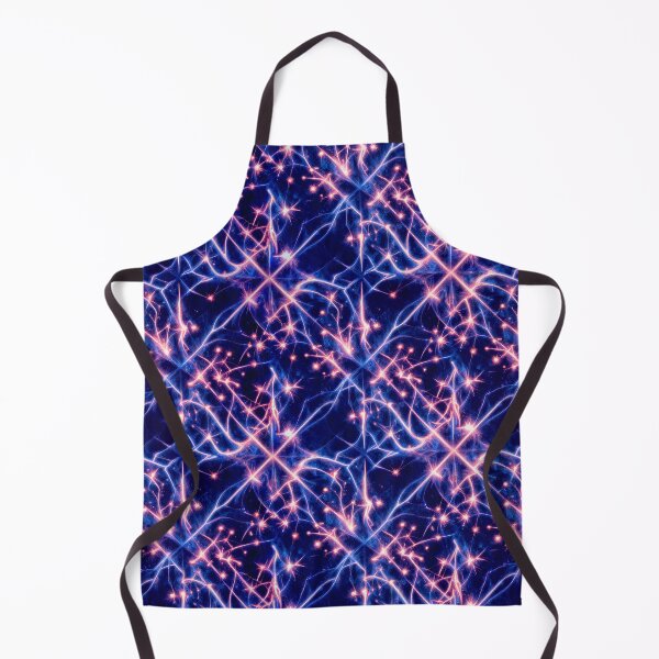 Item preview, Electric Neural Energy Seamless Pattern | Cosmic Lightning Abstract Texture designed and sold by AnimalAirtistry.